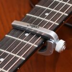 Guitar Capo For Electric & Acoustic Guitars - Single-Handed Trigger, Alloy Construction, 3 Colors (Black/Red/Golden) - Secure Tune Clamp For Bass, Violin, Ukulele, Guitar Capo, Versatile Music Tool, Sleek Metallic Finish, Durable Metal Clamp - Image 8