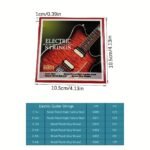 Guitar Strings For Electric Guitar - Nickel-Plated Hight-Carbon Steel -Alloy Wound String -Quality Steel Core -6 Strings/ Set ( E-1St-0.02Cm/ B-2Nd-0.03Cm/ G-3Rd-0.04Cm/ D-4Th-0.06Cm/ A-5Th-0.08Cm/ E-6Th-0.11Cm ) - Image 4