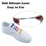 16Pcs/Set Elastic Lazy Silicone Shoelaces, No Tie Up & Easy To Put On Colorful Shoe Laces Suitable For Men & Women - Image 10