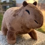 Adorable 22.35Cm Capybara Plush Toy - Soft, Lifelike Rodent Stuffed Animal With Smiling Face, Perfect For Boys & Girls, Ideal Birthday Or Holiday Gift, Stuffed Plushies - Image 7