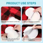 50/100Pcs Disposable Armpit Sweat Pads - Heavy-Duty Odor Control, Invisible & Breathable Underarm Shields, Durable Summer Sweat Absorbers For Men & Women, White (50 Or 100Pcs) - Easy To Use, Lightweight For Gym, Travel, - Image 4