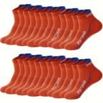 12 Pairs Of Men'S Mid Crew Sport Socks, Sweat-Absorbing Comfy Breathable Socks For Men'S Basketball Training, Running Outdoor Activities - Image 5