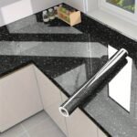 1 Roll Self-Adhesive Marble Texture Kitchen & Bathroom Wallpaper - Removable Peel & Stick Film With White/Gray/Black Marble Pattern, Glossy Finish, Easy Application For Countertops, Walls, Sinks, Shower Doors - Durable Surface Protector, Scratch &, Easy Clean, Peelable Film, Textured Surface, Seamless Matching, Suitable For Cabinets & Desks, Modern Marble Design - Image 19