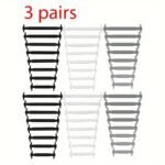16Pcs No Tie Elastic Shoe Laces For Adults - Black & White Silicone Tieless Laces For Sneakers - Durable, Comfortable, And Hassle-Free Design - Image 7