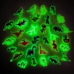 12/14/26/30Pcs Luminous Dinosaur Bracelets Decoration, Luminous Dinosaurs