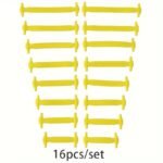 16Pcs/Pack Silicone No-Tie Elastic Shoelaces Suitable For Sneakers, Casual Shoes, And Athletic Footwear - Image 11