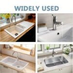 4/6/8/10/15/20/25/30Pcs Pack Plastic Bathroom Kitchen Sink Overflow Cover Ring Insert Replacement - Chrome Round Drain Cap With Plastic Strips, Durable Bathroom & Kitchen Sink Accessories, Sink Drain Cover, Overflow Prevention, Modern Drain Cover, Durable Plastic - Image 18