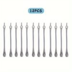 12Pcs Colorful Silicone Elastic Shoelaces, Multifunctional High Elastic Lazy Shoe Laces - Image 11