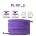1 Pair Of Durable Polyester Elastic No-Tie Shoelaces With Secure Spring Buckles - Vibrant Colors, Stretchy & Non-Deformable For Sneakers And Casual Shoes, Casual Shoe Laces|Vibrant Shoelaces|Polyester Laces - Image 17