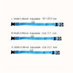 Pet Dogs Adjustable Luminous Collar For Night Safety - Striped Glow-In-The-Dark Collar For Night Walking - Image 2
