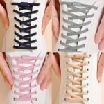 1 Pair Of Free-To-Take-Off Shoe Laces With Capsule Buckle And Elasticity, Lazy Person'S Laces, Fashionable Laces Suitable For Board Shoes And Sports Shoes - Image 10