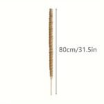1Pc Diy Shape Plant Climbing Pole, Bendable Coconut Brown Stick, Plant Climbing Rattan Column Gardening Plant Support Rack Artificial Coconut Brown Stick - Image 12