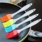 Silicone Oil Brush For Cooking - Heat-Resistant, Non-Shedding, Multi-Color Kitchen Basting Brush For Grilling, Baking, And Pancake Making, Perfect For Home Use, Grilling Accessories, Kitchen Utensil, Kitchen Brush, Turkey Baster, Silic, Kitchen Accessory, Kitchen Item For Home, Pastry Brush, Cooking Tool, Culinary Brush, Oil Brush For Kitchen, Basting Brush