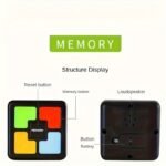 Interactive Handheld Memory Game With Lights & Sounds - Educational Brain Teaser Toy For Youngsters, Perfect Birthday Or Christmas Gift, Black - Image 6