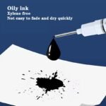 5Pcs/Set Extended Nib 20Mm Red Black Blue White Green Ink Long Head Markers Bathroom Woodworking Decoration Metal Plastic Wood Multi-Functional Write Deep Hole Marker Pens - Image 4