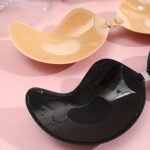 Invisible Stick-On Lifting Bra - Mango-Shaped Strapless Self-Adhesive Slip-Proof Seamless Wireless Bra With Adjustable Straps & Black Comfort Padding - Opaque-Free Design For Daily Wear, Workouts, Sleep - Women'S Lingerie, Strapless Bra, Clothing Accessory, Unique Stickon Style, Durable Adhesive, Workout Support, Hand Washable, Workout Essentials - Image 2