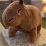 Adorable 22.35Cm Capybara Plush Toy - Soft, Lifelike Rodent Stuffed Animal With Smiling Face, Perfect For Boys & Girls, Ideal Birthday Or Holiday Gift, Stuffed Plushies - Image 4