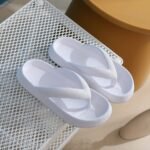 Wholesale Women'S Soft Sole Slides - Eva Flip-Flops With Thick Cushioned Insoles, All-Season Indoor/Outdoor Beach Slippers In Beige, White, Yellow, Pink, Black, Orange, Light Green, And Light Blue, Indoor Slippers | Stylish Slippers | Eva Material - Image 19
