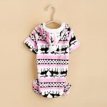 1Pc Pet Christmas Reindeer Graphic Pajamas Hooded Jumpsuit For Puppy, Toy And Small Dog For Stocking Stuffers - Image 5