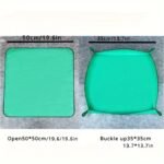 49.78X49.78 Cm Thickened Garden Mat - Durable Plastic Soil Change Mat For Planting Flowers, Meat Grilling & Gardening Tools, Green Outdoor/Indoor Use, Soil Preparation Mat | Smooth Surface Mat | Easyclean Material - Image 4