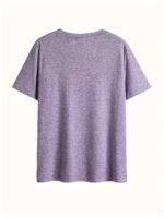 Letter Print V-Neck T-Shirts, Short Sleeve Summer Pullover Sports Top, Women'S Clothing - Image 8
