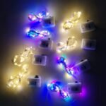12Pcs Led Copper Wire Fairy String Lights - 2-Meter Long Battery-Powered Mini Firefly Lights With Warm Yellow Glow, Perfect For Bedroom, Home, Garden, Weddings, Christmas & Party Decor, Indoor/Outdoor Use, Fairy Lights For Bedroom, Festive Lighting, Rustic Charm Decor, Button Control Operation - Image 10