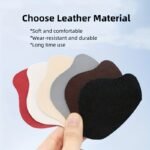 4Pcs Heel Wear-Resistant Hole Lining Repair Subsidy, Self-Adhesive Microfiber Sneaker Heel Repair Shoe Stickers, Drop-Resistant Self-Adhesive Heel Stickers, High Heel Lining Wear-Resistant Anti-Scratch Stickers - Image 2
