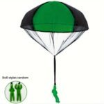 1Pc Tangle Parachute Figures Hand Throw Soliders Square Outdoor Youngsters'S Flying Toys - Image 3