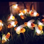5M Solar-Powered Honey Bee String Lights, 20 Led Warm Glow Outdoor Garden & Patio Decor,, Easy Installation With Removable Stand, Perfect For Christmas & Year-Round Use, Festive Yard Decor | Whimsical Bee Design | Solarpowered Light, Solar Garden Decor - Image 8