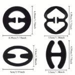 12Pcs Invisible Bra Strap Clips, Non-Slip Buckles Conceal Bra Straps For Braless Look, Women'S Lingerie & Underwear Accessories - Image 2
