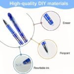 20/25 Neutral Erasable Pens School Blue/Black/Red Ink Ballpoint Pen Stationery Writing Supplies Office Students - Image 8