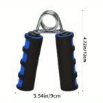 1-Pack Foam Hand Gripper With 24.95Kg Strength, Ergonomic Non-Slip Grip & Springs - Red/Blue For Home Gym, Crossfit, Wrist & Arm Strength Training, Hand Grip Strengthener - Image 6