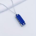 1Pc Mini Harmonica Necklace, 4-Hole 8-Note, Playable Melody, Multi-Color Options, Metal Polished Finish, Beginner Instrument, Ideal Christmas & Spring Festival Gift, No Bag Included - Image 13