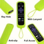 1Pc Glow In The Dark Universal Remote Control Cover Case For Tcl Hisense Roku Tv Streaming Stick 4K+ With Lanyard, Home Entertainment, Streaming Device Cover, Protective Sleeve, Protector, Snug Fit, Flexible Material, Glow In Dark, Roku Users, Home Theater Setup - Image 10