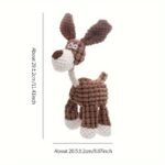 Plush Donkey Shaped Pet Dog Toy, Bite-Resistant And Grinding Teeth, Plush Toy With Bb Sound - Image 5