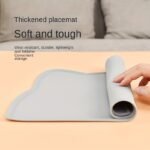 Non-Slip Waterproof Cat & Dog Food Mat With Raised Edges - Spill-Proof Pet Feeding Tray, Easy To Clean Spill Catcher For Floors,, - Compatible With Bowls, Ideal For Wet/Dry Food - Scratch-Resistant Floor Protector For Cats & Dogs, Petsafe Material, Multipet Households - Image 4