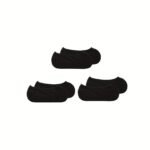 3 Pairs Solid Invisible Socks, Comfy & Breathable Low Cut Ankle Socks, Women'S Stockings & Hosiery - Image 14