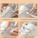 1 Pair No-Tie Magnetic Shoelaces - Elastic Flat Laces With Secure Locking Buckle For Sneakers & Boots, Durable Acetate Fiber, Easy Fastening - Image 12