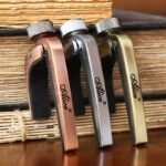Guitar Capo For Electric & Acoustic Guitars - Single-Handed Trigger, Alloy Construction, 3 Colors (Black/Red/Golden) - Secure Tune Clamp For Bass, Violin, Ukulele, Guitar Capo, Versatile Music Tool, Sleek Metallic Finish, Durable Metal Clamp - Image 2