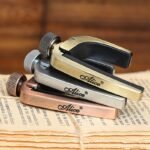 Guitar Capo For Electric & Acoustic Guitars - Single-Handed Trigger, Alloy Construction, 3 Colors (Black/Red/Golden) - Secure Tune Clamp For Bass, Violin, Ukulele, Guitar Capo, Versatile Music Tool, Sleek Metallic Finish, Durable Metal Clamp - Image 4