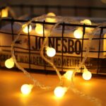 1Pc Globe String Light, 10/20/30/40/80 Led Fairy Light, Usb Power, Universal Lamp, For Indoor And Party Wedding Tree Bedroom Ramadan Valentine'S Day Decoration - Image 8
