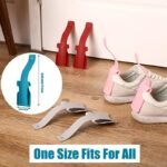 1/4/6/10Pcs Set Lazy Shoes Helper 10Pcs Handled Shoe Horn Shoe Lifting Helper For Seniors Elderly Disabled Plastic Shoehorn Fits All Shoes - Image 6
