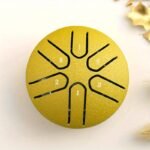 7.62Cm 6-Note Mini Ethereal Drum For Meditation, Percussion, Instruments, Music, Yoga, Education, Black/Green/Purple/Navy/Golden - Image 3