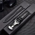 Casual Pu Leather Watch Strap Butterfly Buckle For Apple Watch Ultra 10 9 8 7 6 Se 5 4 3 2 1 For Iwatch Watch Strap 38/40/41/42/44/45/46/49Mm - Image 15
