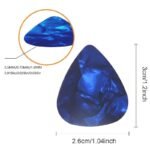 12Pcs Guitar Picks & Guitar Pick Holder Easy To Paste On The Guitar Suitable For Acoustic Guitar Electric Guitar Bass Ukulele Guitar Accessories Box - 2 Guitar Pick Case+10 Guitar Picks - Image 2