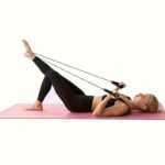 1Pc Premium Tpe Resistance Band - U-Shaped, Elastic Fitness Rope With Comfort Handles In Red/Green/Black - Ideal For Home Workouts & Strength Training - Image 6