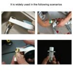 Ptfe Thread Seal Tape For Plumbing ? Oil-Free, White And Blue Water Pipe Sealing Band, Ideal For Fitting Connections And Leak Prevention, Manual Application | Userfriendly Tape | Durable Sealing Tape - Image 13