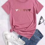 T-Shirt With A Cardioid Print