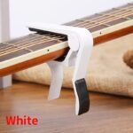 Aluminum Alloy Guitar Capo - Quick-Change Adjustable Clamp For Acoustic, Electric, Classical & Ukulele - 5 Colors (White, Red, Blue, Golden, Black) - Durable Tone Adjusting Tool For Musicians, Guitar Accessories, Musical Instrument Accessory, Compact Accessory, Precision Mechanism, Acoustic Players - Image 14