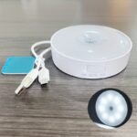 8-Led Usb Rechargeable Motion Sensor Night Light With Pir Technology ? Adhesive Magnetic Strip For Closets, Cabinets, Stairs, Bedrooms & More ? Energy-Efficient, Portable & Easy To Install, Usb Rechargeable Led Strip Lights - Image 3